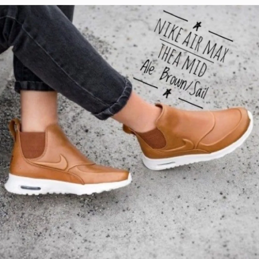 Nike Women's Air Max Thea Brown Midi Sneaker Shoes Size 6